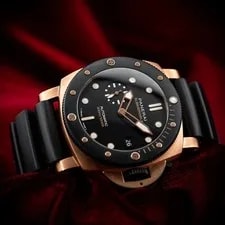 Panerai — Panerai Luminor Submersible 18k Goldtech OroCarbo PAM01070 Complete Set 1070 — Watch — resale