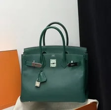 Hermès — Auth Hermès Birkin 30 Top Handle Malachite — Handbag — resale