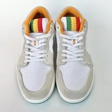 2014 Air Jordan 1 Low City Pack Size 9 Los Angeles 641888-140 LA Rasta Nike 2