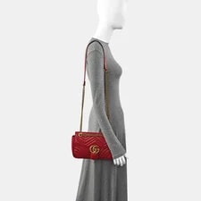Gucci GG Marmont Small Matelassé ' - Excellent #16UFL2G 2