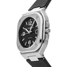 Bell & Ross BR 05 Date Steel 40mm Auto Black Dial Strap BR05A-BL-ST/SRB 2