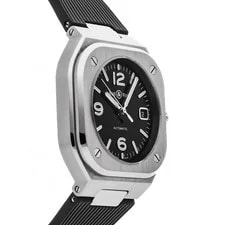 Bell & Ross BR 05 Date Steel 40mm Auto Black Dial Strap BR05A-BL-ST/SRB 3