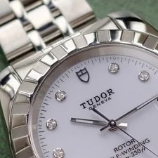Tudor White 10-Diam Dial Classic M21010-0015 Automatic 36.6mm Date 2