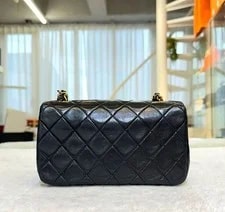 Chanel Lamb Matelassé Chain Flap With Hardware 148576589 2