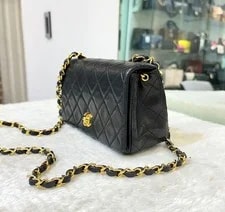 Chanel Lamb Matelassé Chain Flap With Hardware 148576589 4