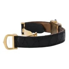 Cartier Tank Must W1004054 Gold Plated / Leather 27mm Quartz #TZW484 2
