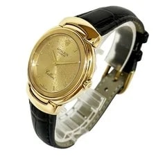 Rolex Cellini 6622 18K Gold / Leather 33mm Gold Dial Quartz #WPW026 2