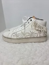 UGG Australia Cali Size 10 High Top Palm Fringe Lace Up 3