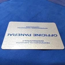 Officine Panerai Authentic Guarantee Card With International Warranty New From J 2