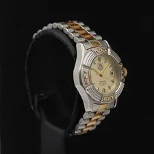 TAG Heuer Tristar 954.408 QZ Silver/Gold Tone Stainless Steel W/W26 2