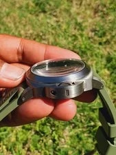 Panerai Luminor Titanium - PAM176 - Green Strap 3