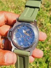 Panerai Luminor Titanium - PAM176 - Green Strap 4