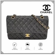 Chanel — Chanel Classic Double Flap Medium GHW Auth — Handbag — resale