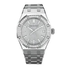 Audemars Piguet — Audemars Piguet Royal Oak 33MM Silver Index Hour Markers Dial Stainless... — Watch — resale