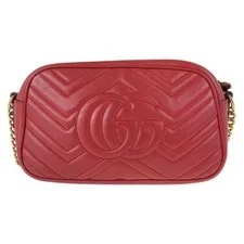 Excellent Condition Gucci GG Marmont Hardware 447632 Chain Shou 2