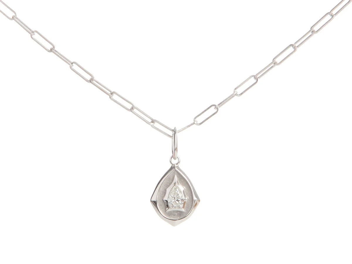 Contemporary Jewelry — Trau 18K White Gold Envoy Charm — Jewelry — resale