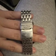 Breitling Navitimer Chronograph Date Black Dial Slide Rule Steel Bracelet 4