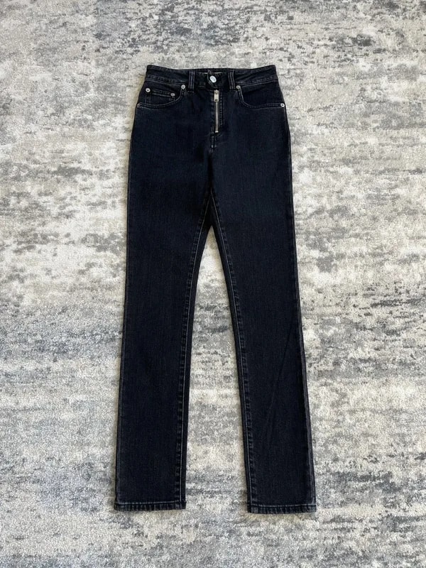 Saint Laurent — Saint Laurent Sample Front Zip Jeans — Clothing — resale