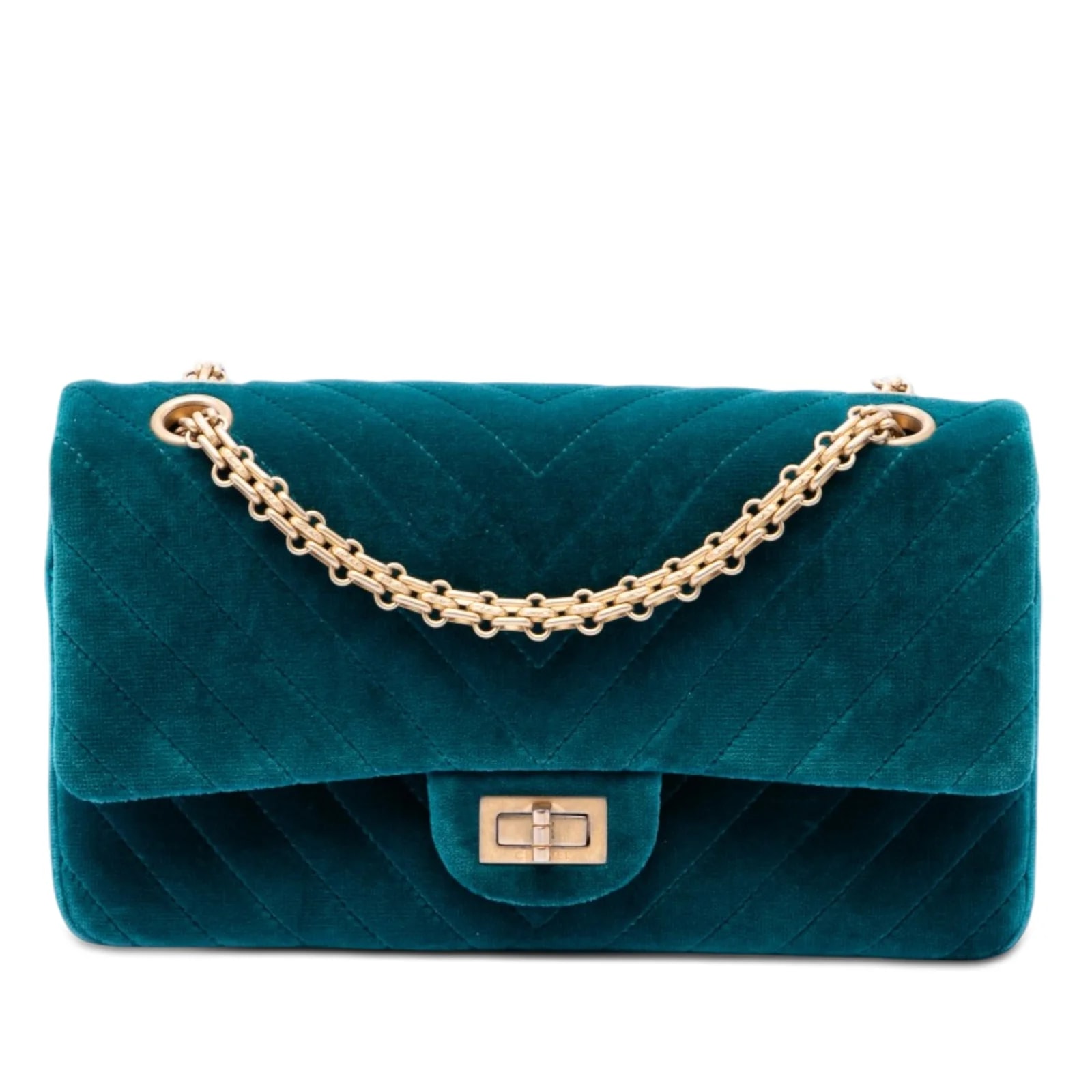 Chanel — Chevron Reissue 2.55 Double Flap 225 — Handbag — resale