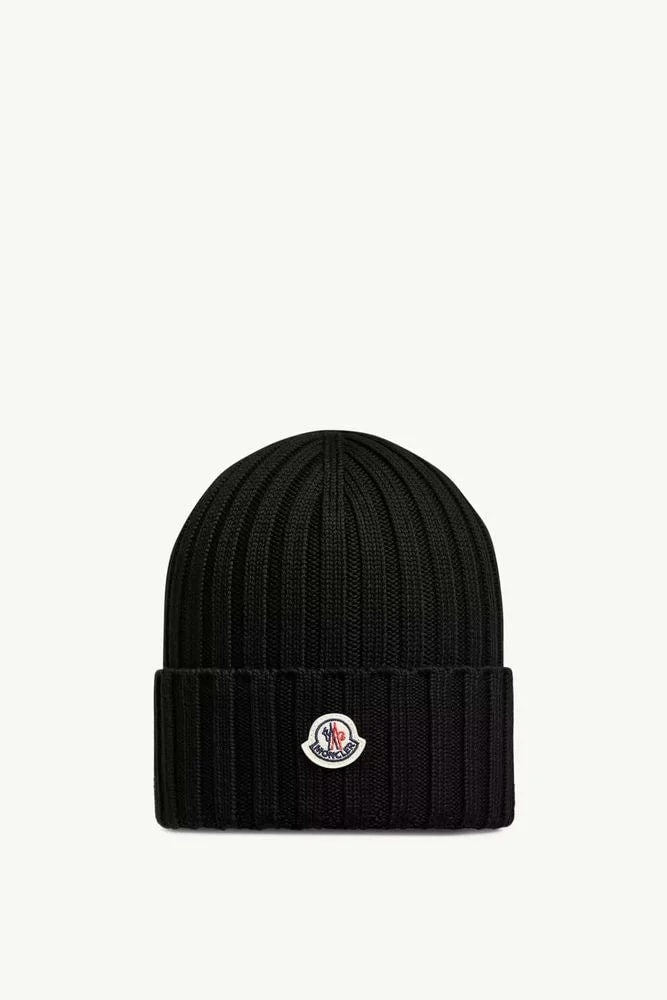 Moncler — Moncler L20933b00036a9327999 Ribbed Beanie — Beanies — Accessory — resale