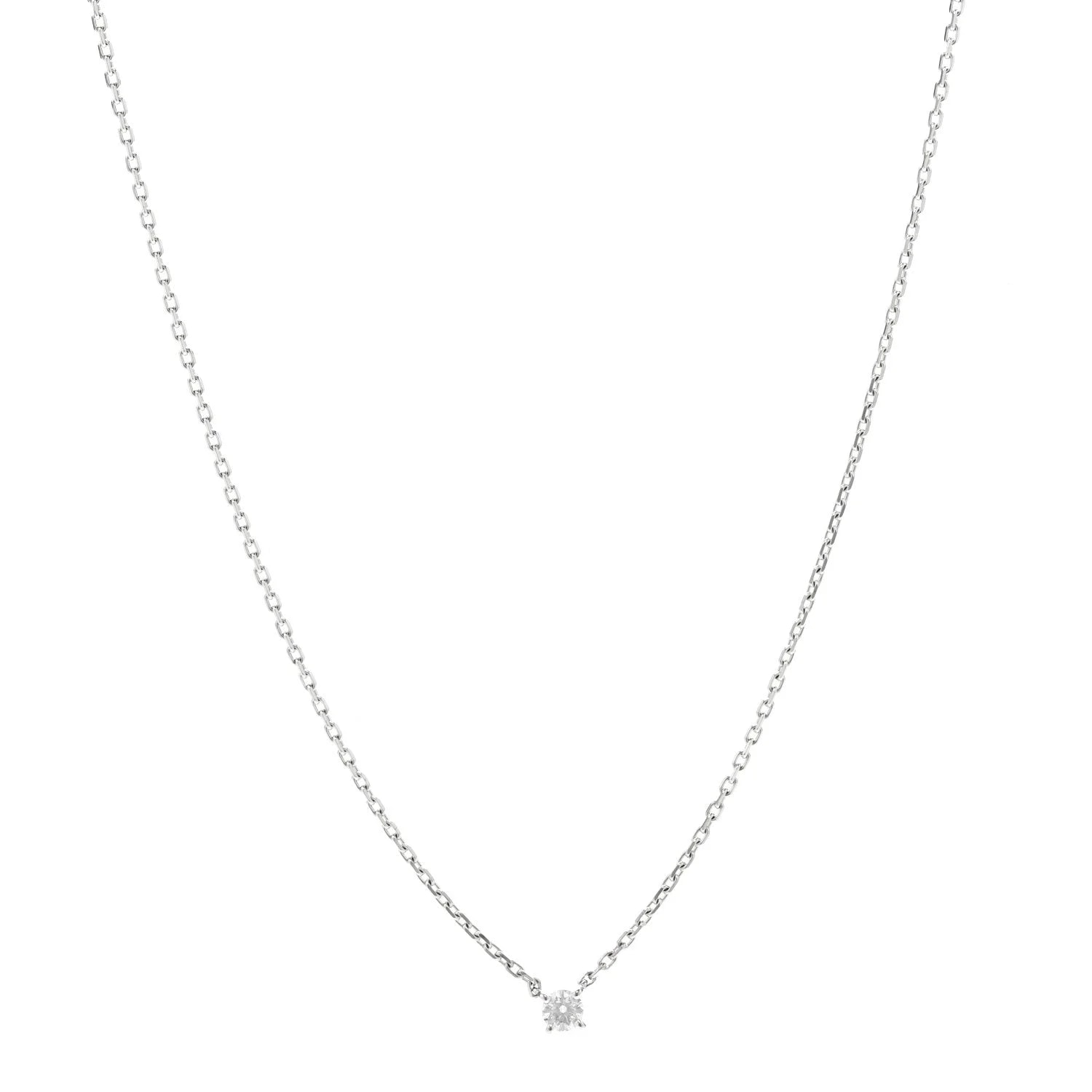 Cartier — 18K White Gold .25ct 1895 — Jewelry — resale