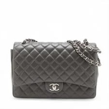 Chanel — Chanel Dekamatrasse 34 Grained Double Flap Double Chain S — Handbag — resale