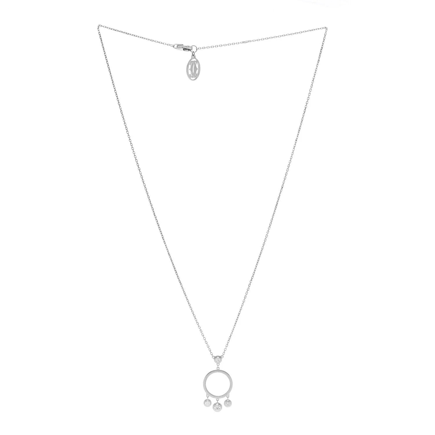 18K White Gold Legers Drop 3