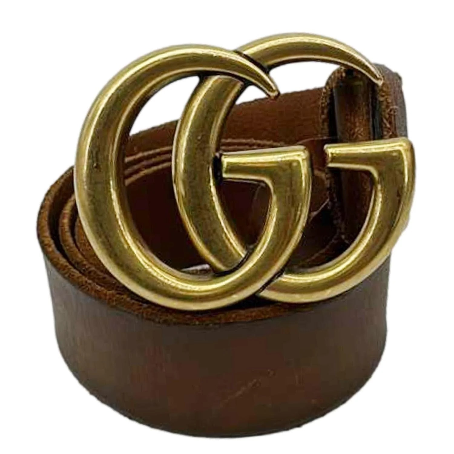 Gucci — Gucci GG Marmont Wide Faded Belt 90/36 409416 — Accessory — resale