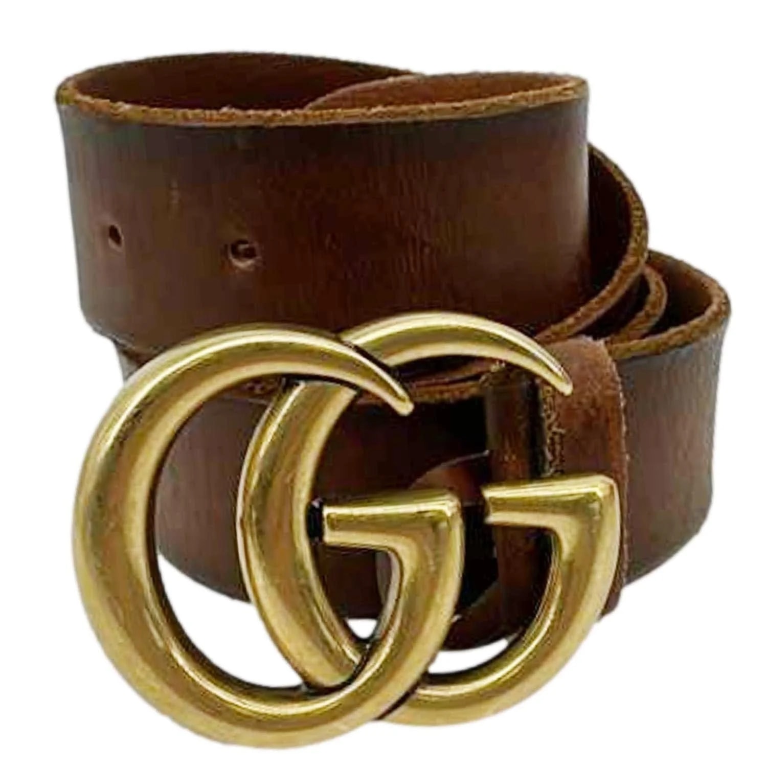 Gucci GG Marmont Wide Faded Belt 90/36 409416 2