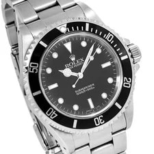 Rolex Submariner No Date Stainless Steel Black Dial & Aluminum Bezel Oyster Brac 2