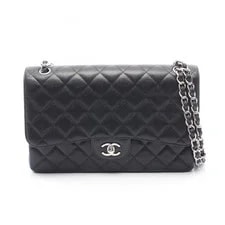 Chanel — Chanel Matelasse 30 Classic Large W Flap Chain A58600 SHW — Handbag — resale