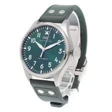 IWC — IWC BIG Pilot's 43 IW329306 43mm SS Rubber Green Dial Automatic #C027 — Watch — resale