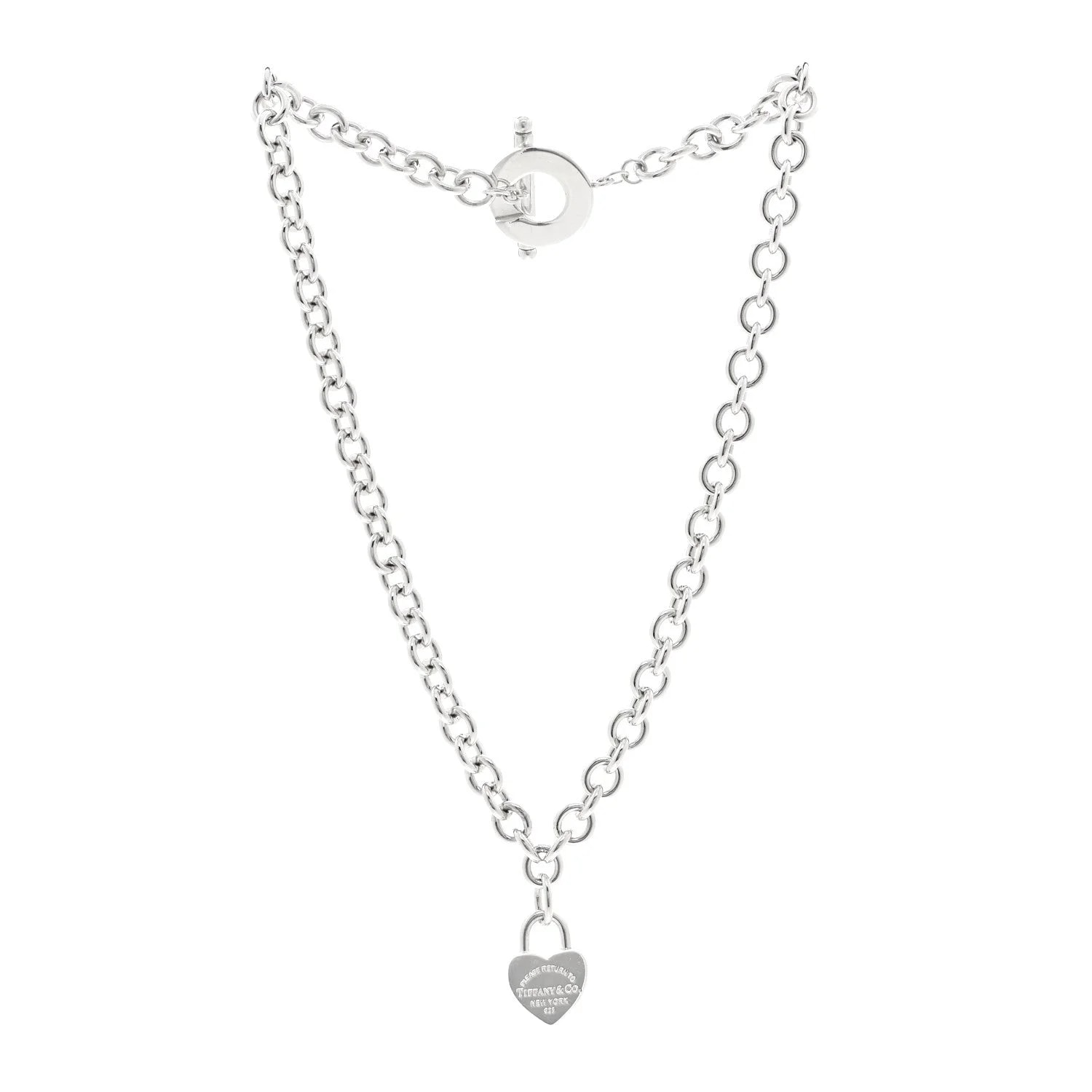 Return To Tiffany Heart Lock Toggle 3