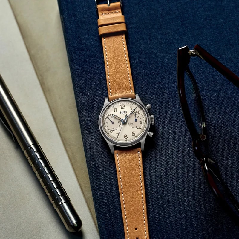 1940s Heuer 'Big Eyes' Ref. 5408 Chronograph 3