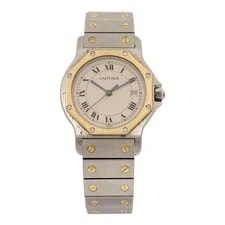 Cartier Santos Octogan LM W2001583 Automatic Stainless Steel/18KYellowGold 2