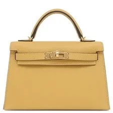 Hermès — Hermes 2WAY Kelly Do Outer Stitching Plume X Jad — Handbag — resale