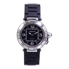 Cartier Pasha Seatimer W31077U2.2790 Automatic Stainless Steel Black 2
