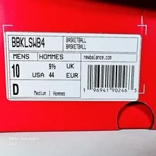 New Balance US 10 Third Eye Basketball NB Kawhi IV BBKLSWB4 3