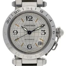 Cartier — Cartier W31029M7 Pasha C Meridian Silver Dial Automatic Stainless Steel ’s — Watch — resale