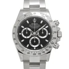 Rolex — Rolex Cosmograph Daytona 116520 Black Stainless Steel Automatic #W287 — Watch — resale