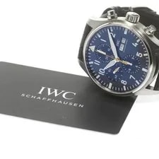 IWC — IWC Schaffhausen Pilot IW377729 43mm SS Blue Dial Automatic #C095 — Watch — resale
