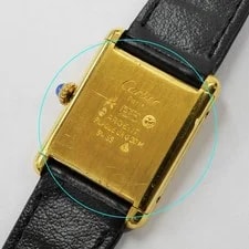 Cartier Tank 23.2mm Black #UW3584 3