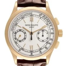 Patek Philippe — Patek Philippe Complications Chronograph Yellow Gold 5170J 5170 Box Papers — Watch — resale
