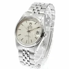 Tudor — Tudor Oyster Prince Day-Date 94614 Automatic 35mm Box Papers Silver — Watch — resale