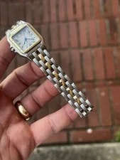 Cartier Panthere 27mm Silver Dial Two-Tone Quartz Date 110000R 4