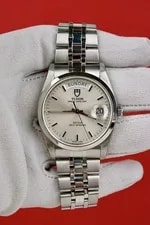 Tudor Prince Date + Day 36mm Sliver Sunburst Dial! 2