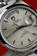 Tudor Prince Date + Day 36mm Sliver Sunburst Dial! 3