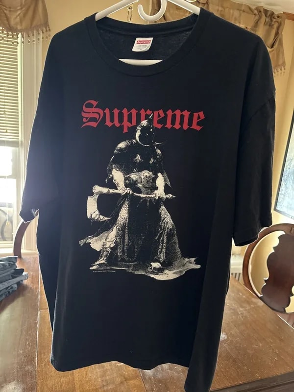 Supreme — Supreme X Frazetta T-shirt — streetwear — resale
