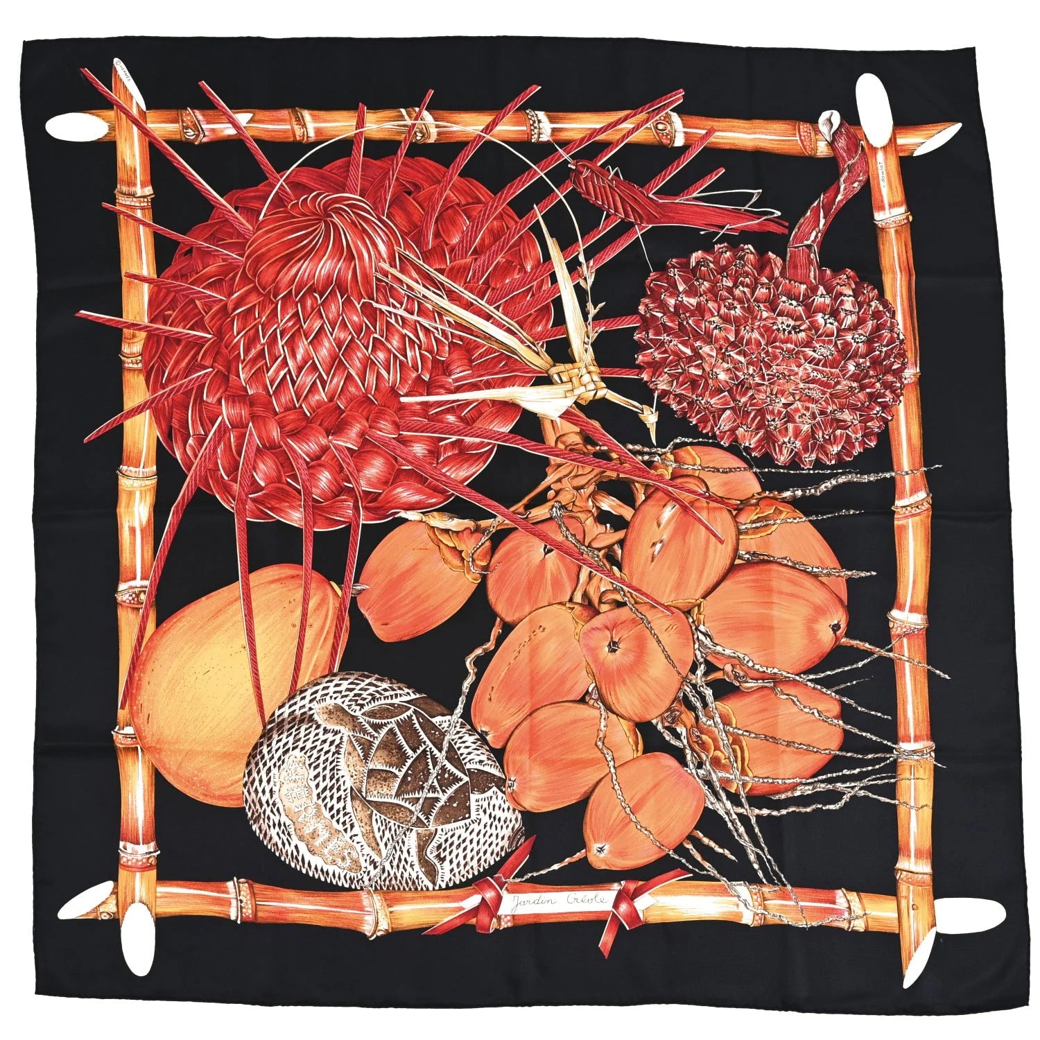 Hermès — Jardin Creole Scarf 90 — Accessory — resale