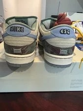 Nike SB Dunk Low Pro X Crenshaw Skate Club Low, 7.5M OG All. Box Damage 3